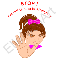 girl don't talk to strangers